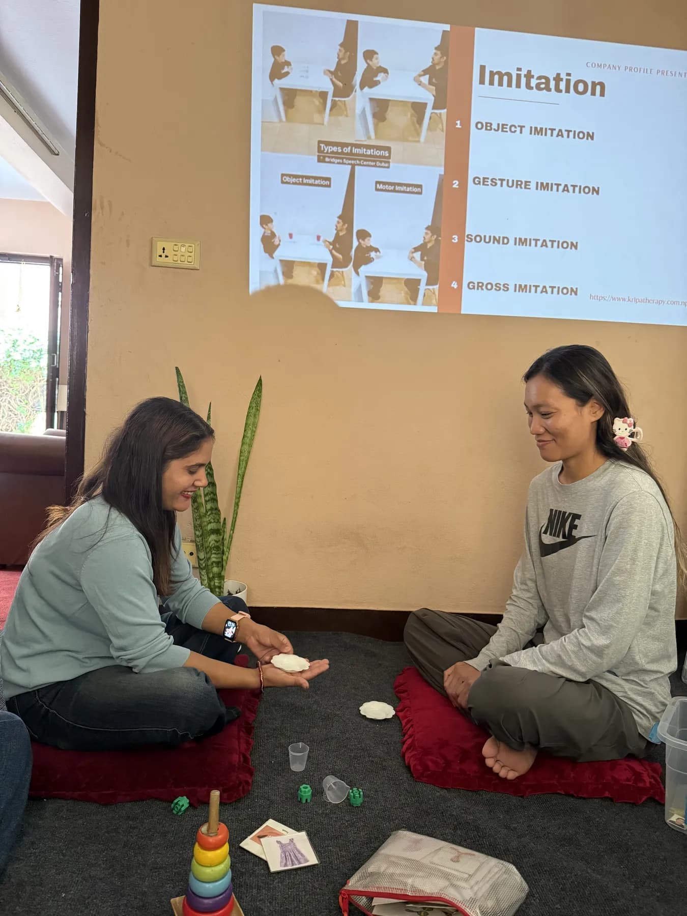 Parent training session at Kripa