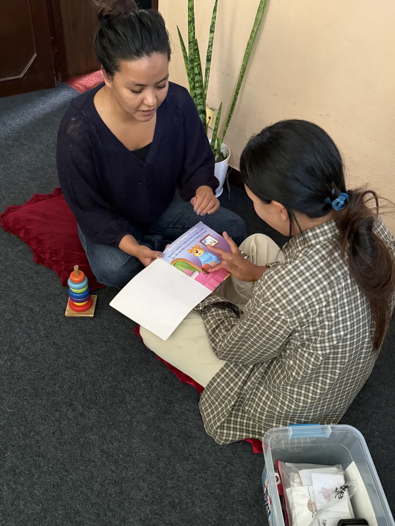 One-to-one therapy session